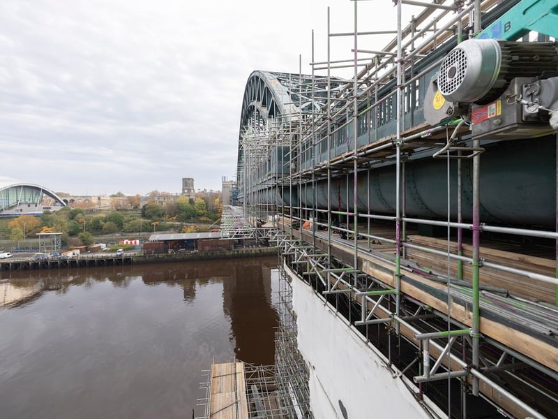 Work remains ongoing into the new year, and we'd love to see part of the scaffolding structure fully removed soon-ish to see how the structure looks after the periods of restoration.