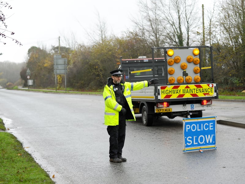 A TJ Waste lorry came off the A32 between Fareham and Knowle and ended up in a field on Monday, December 1, 2025. 

Picture: Sarah Standing (011225-7941)