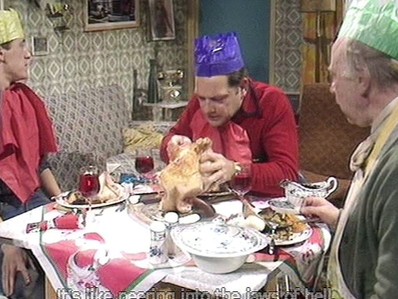 Christmas and 'Only Fools and Horses' go together like Del Boy and Rodders. The dodgy geezers' biggest audience came on Christmas Day 2001, with 21.34 million tuning in. it saw the Trotters lose their money (they had finally become millionaires in the last episode) in a bad investment, go bankrupt and move back to Peckham. Del decides to appear on a gameshow in the hopes of winning his fortune back.