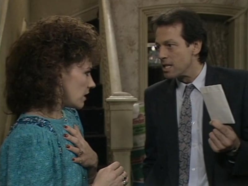 The misery of Christmas on Albert Square is always a hit with viewers and Eastenders hit ratings gold in 1986 when 'Dirty' Den handed Angie divorce papers. 19.5 million people watched on at home. 