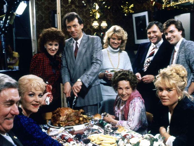 The second part of the EastEnders festive double-header in 1986 reached 18.90 million people. It sees Angie reeling from Den's delivery of divorce papers. 