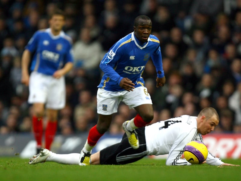 Lassana Diarra’s short spell at Portsmouth between 2008 and 2009 showcased his world-class midfield talent. He was instrumental in Pompey’s FA Cup triumph in 2008, dominating midfields with energy and technical precision. His performances earned him a big-money move to Real Madrid, but he is still revered for the pivotal role he played in the club’s last major trophy win.