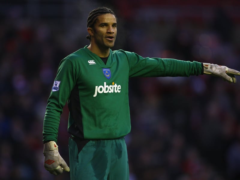 David James was a pivotal part of Portsmouth’s successful period between 2006 and 2010, bringing stability, leadership and world-class goalkeeping. He was integral to the club’s 2008 FA Cup win and their subsequent UEFA Cup campaign. James’ commanding presence made him one of the best and most respected goalkeepers in Pompey’s history. He made more than 150 appearances for the club.