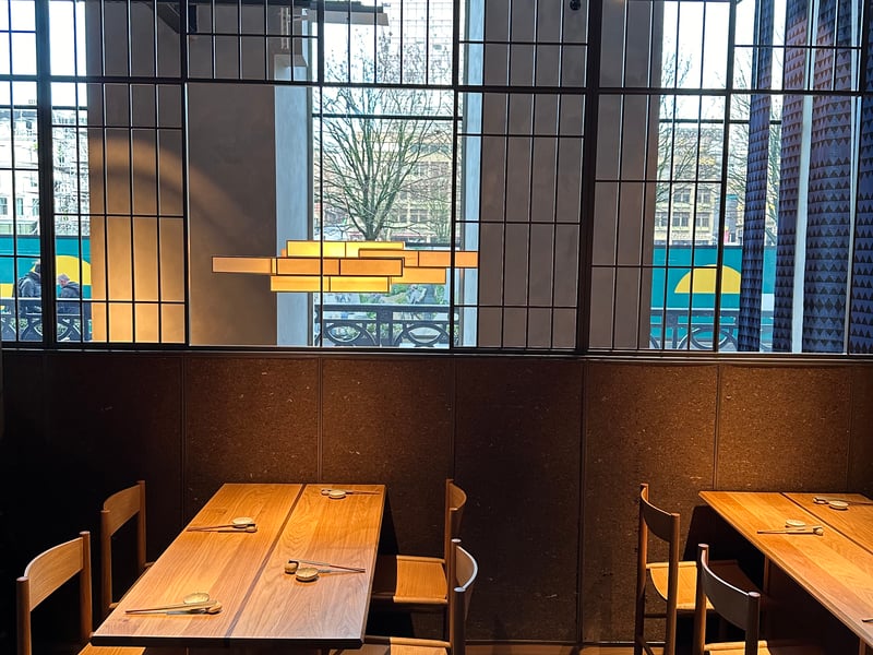 The room has been completely transformed into a cool, stylish immersive space. I'm looking forward to visiting the sake bar downstairs and returning on nights when the dining room will have a bit of a buzz about it.