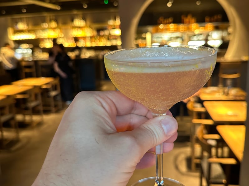 I had a non-alcoholic lychee martini, which was impressive, and there are plenty of Japanese spirits to explore on the cocktail menu.