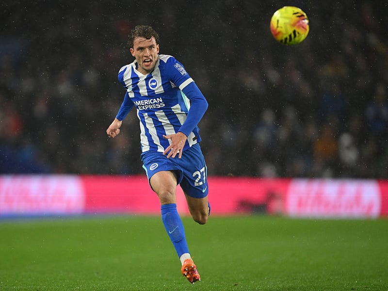 Won the ball back countless times high up the pitch and joined the attack when he could. One of Brighton's best players on the night