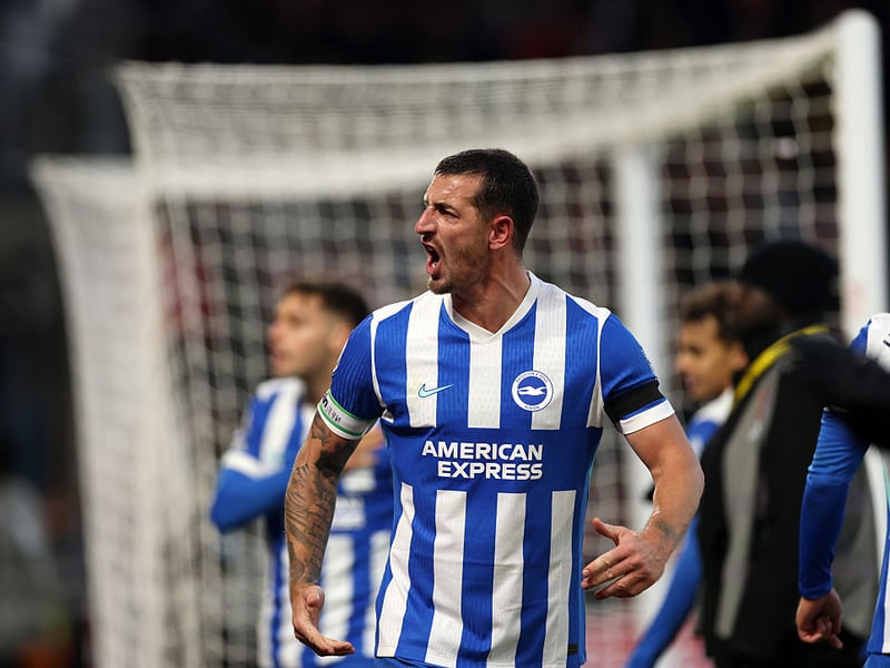 A very bizarre end to the first half on his 500th appearance. The Albion defence completely failed to deal with long balls over the top for Watkins. He won't be happy with conceding four