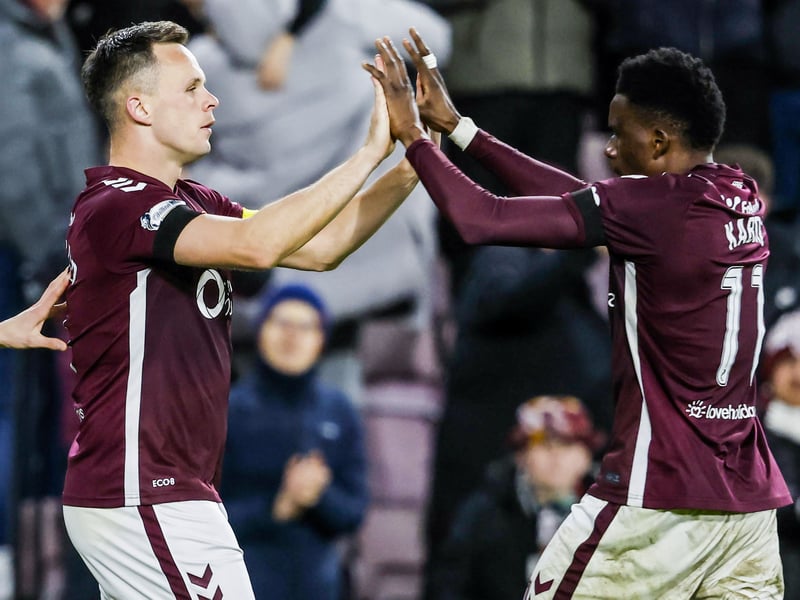 Despite going six points clear at the top of the table with their win over Rangers on Sunday, the bookies still tip Hearts to end the season in second place with odds of 7/5.