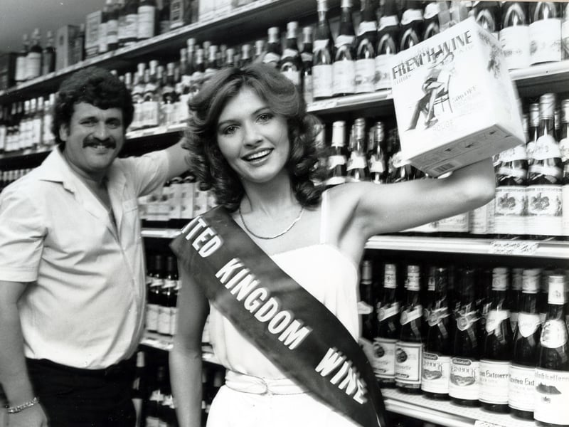Miss UK Wine visits Mitchell's Wines, on Meadowhead, Sheffield