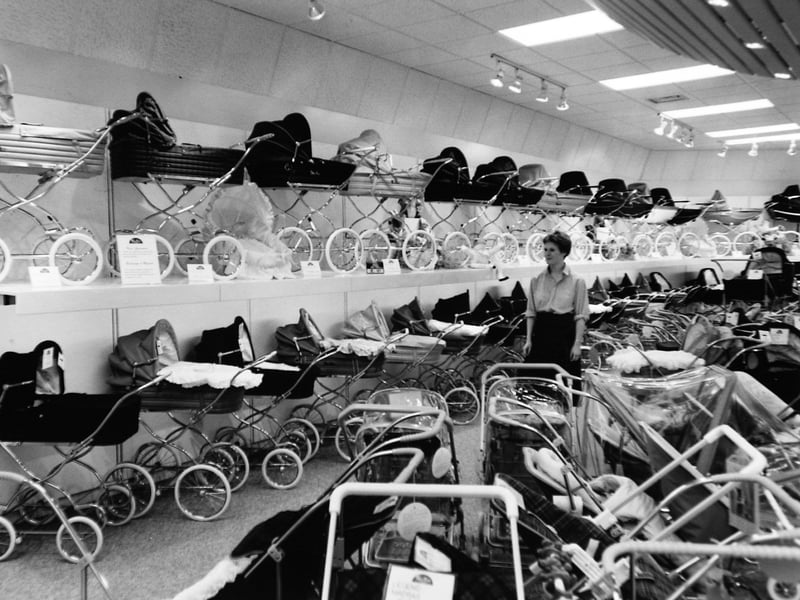  Silver Cross baby shop at West Side retail park, Leeds, in 1990