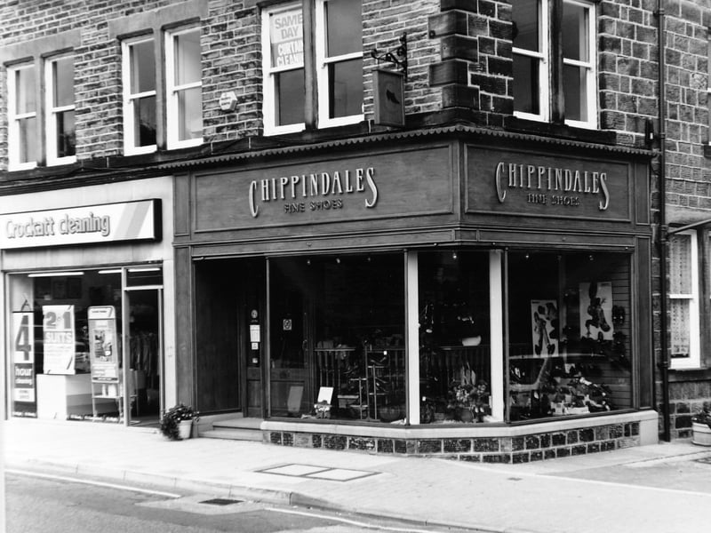 Chippindales shoe shop, Guiseley, in 1991