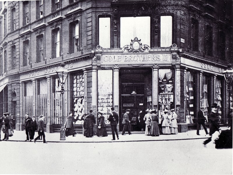 Cole Brothers department store, on Fargate, Sheffield