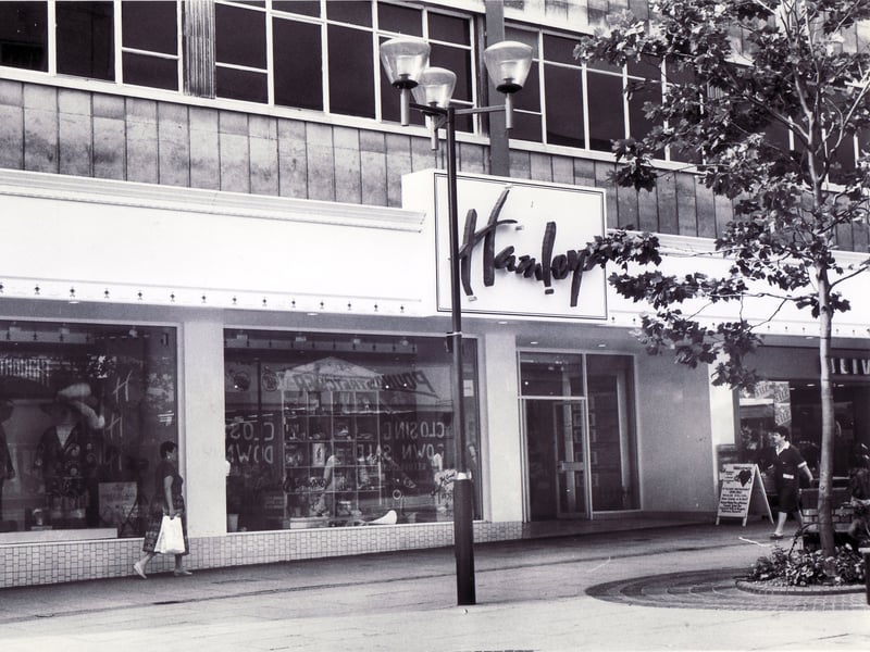 Hamley's toy shop, on The Moor, Sheffield, in July 1987