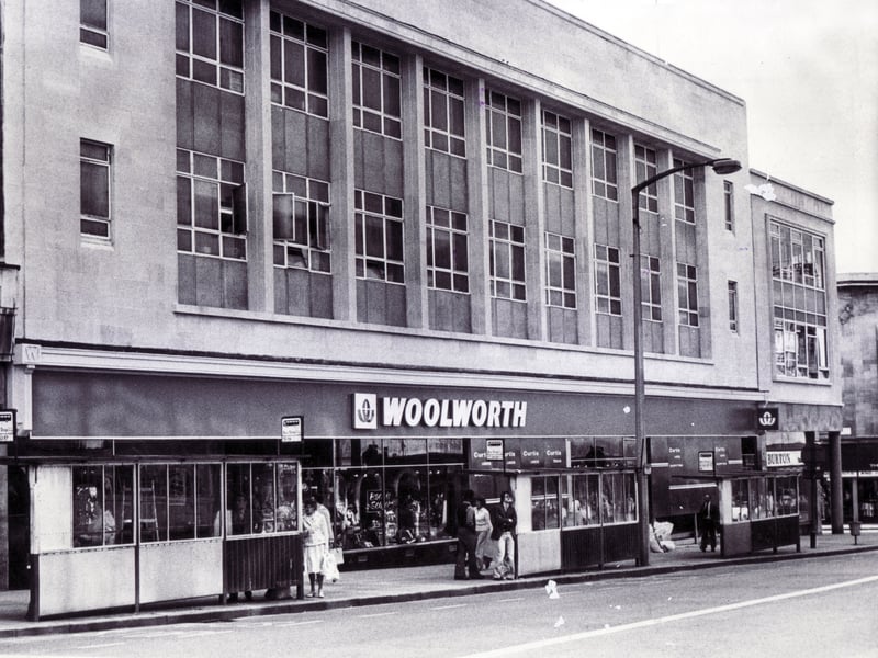 The newly refurbished Woolworth store on The Moor, Sheffield, in 1978