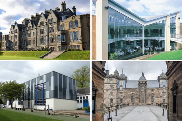 Some of the Scottish secondary schools praised in the Sunday Times Parent Power Guide 2026.