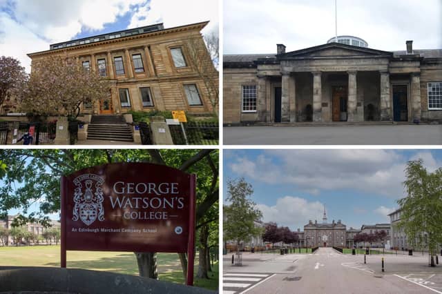 Four of the top performing independent schools in Scotland for Higher exam results.