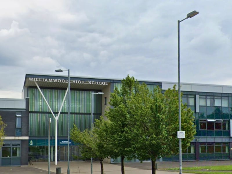 Serving the East Renfrewshire community of Clarkston, Williamwood High School has kept its performance consistent, remaining as seventh in the overall rankings. 