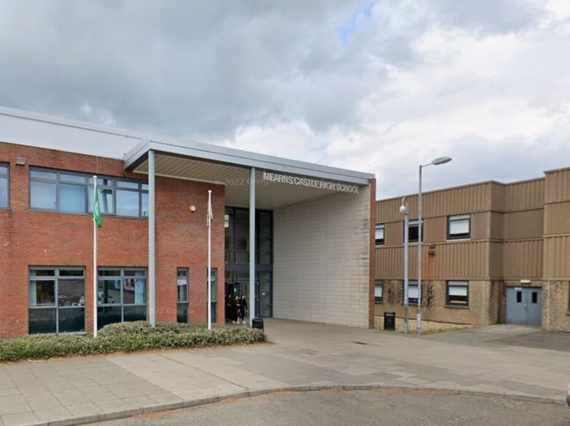 Climbing up the rankings is Mearns Castle High School in Newton Mearns, East Renfrewshire. After jumping from eighth place in 2024 to third in 2025, for 2026 it is Scotland's second best state secondary school.