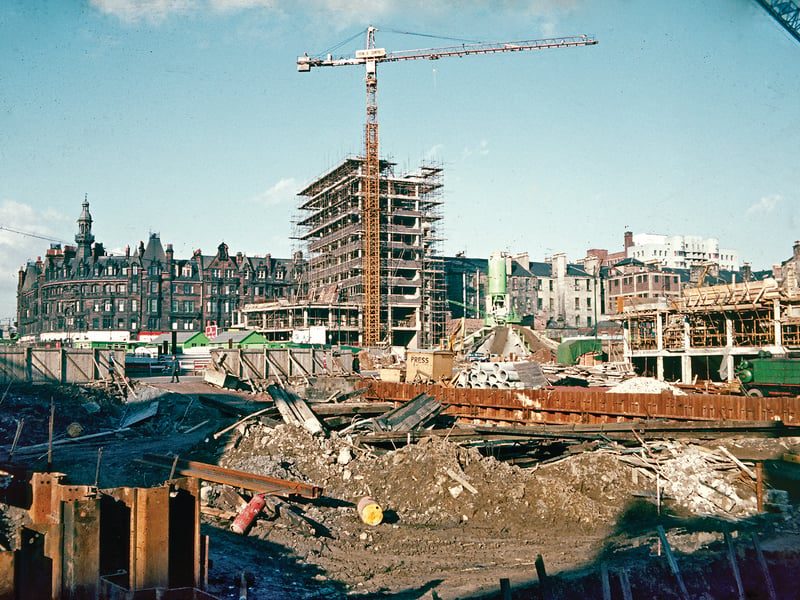 For many Glaswegians, the destruction of old Charing Cross for the M8 was an unforgivable act of urban vandalism as it destroyed many fine examples of architecture.