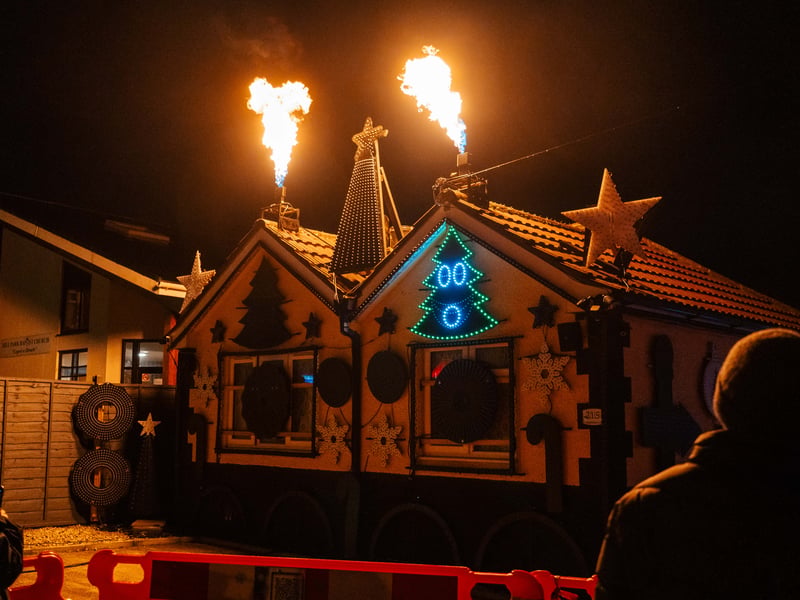 Gudgeheath Lane, in Fareham, will be drawing in crowds this Christmas with its epic light show.
Picture: Matthew Clark