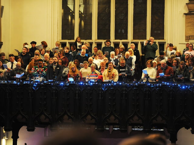 Readers gathered at Leeds Minster for the return of the YEP's annual Christmas Carol Concert.
 