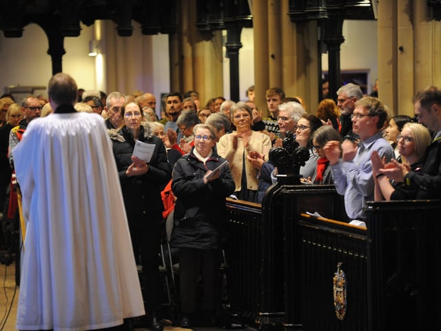 The Yorkshire Evening Post Carol  Service at Leeds Minster.
