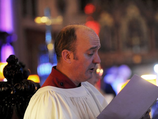 The Minster Choir at the YEP Carol Service.