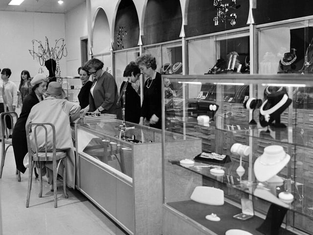 The Jenners jewellry department in August 1967.
