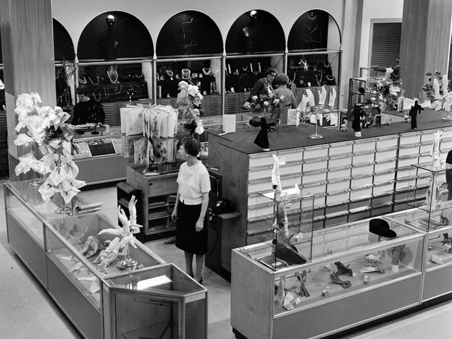 Inside the new expention at Jenners in August 1967.