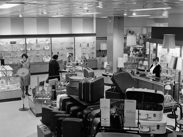 The Jenners luggage department in August 1967.