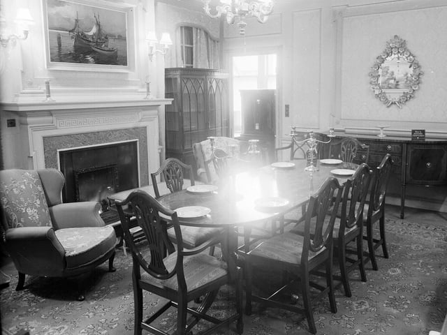 A furnished display room in the Jenners furniture department in August 1962.