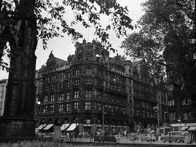 A view of Jenners from the Scott Monument taken in August 1962.