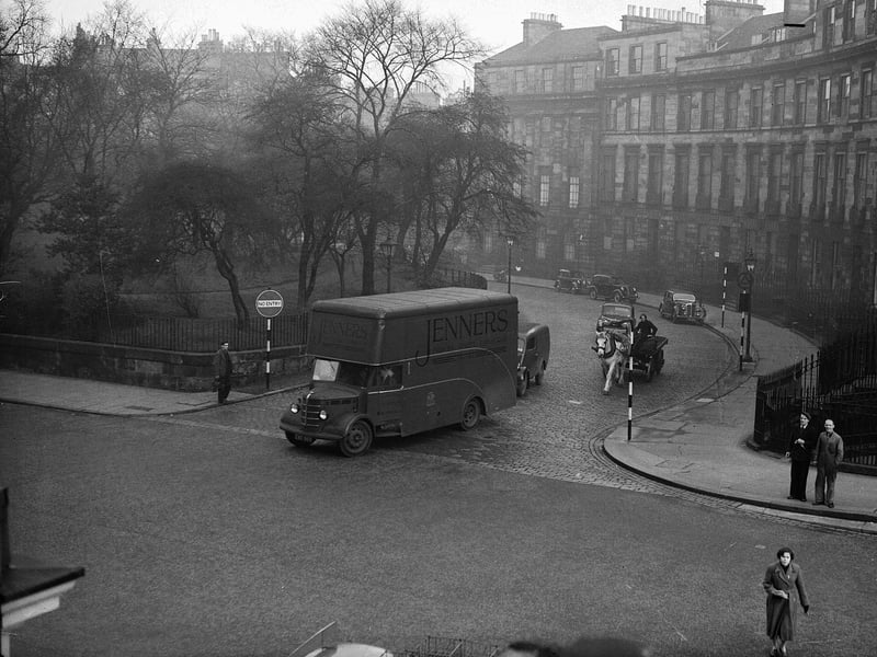 A Jenners delivery van on Randolph Crescent in December 1965.