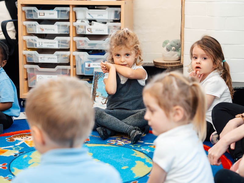 Westover Pre-School, in Portsmouth, has celebrated its first birthday.
Pictured: Some of the children at the pre-school.
Picture: Matthew Clark