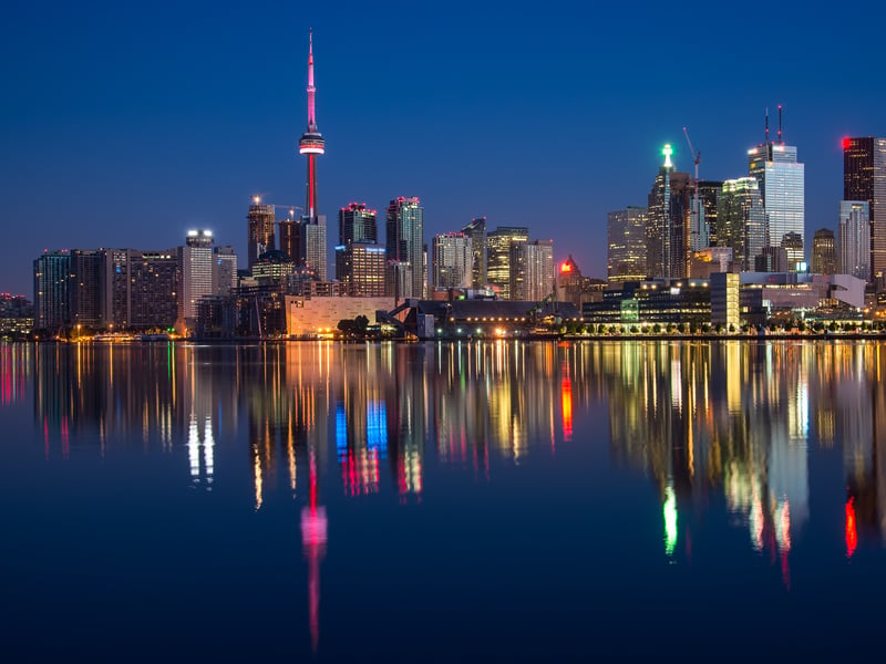 Home to the Maple Leafs, Raptors, Blue Jays, and the Canadian national team, Toronto (pronounced 'Tronno') is one of the most diverse cities on the planet, and has a reasonable pint price of £5.46.