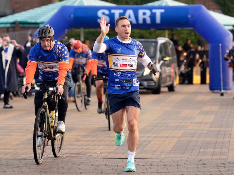 Sinfield is raising money for MND research.