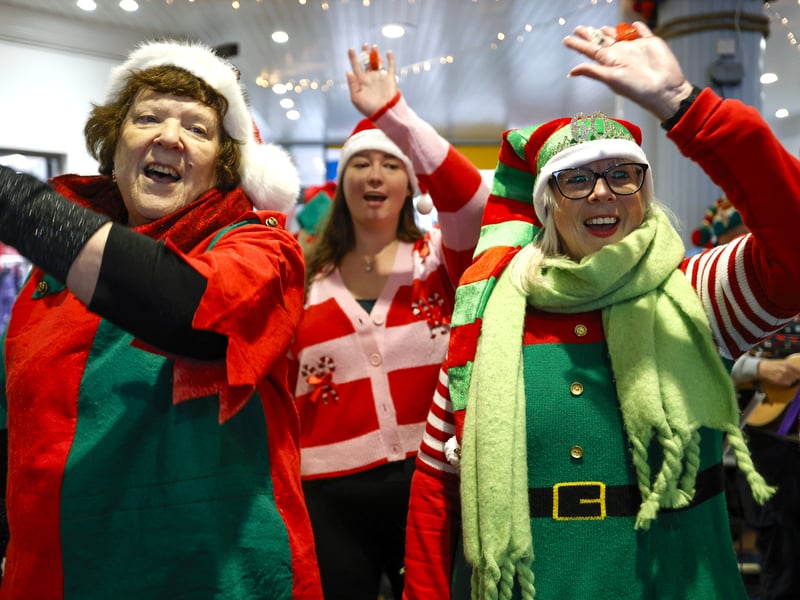 The Igloo Choir. Picture: Chris Moorhouse (301125-17)