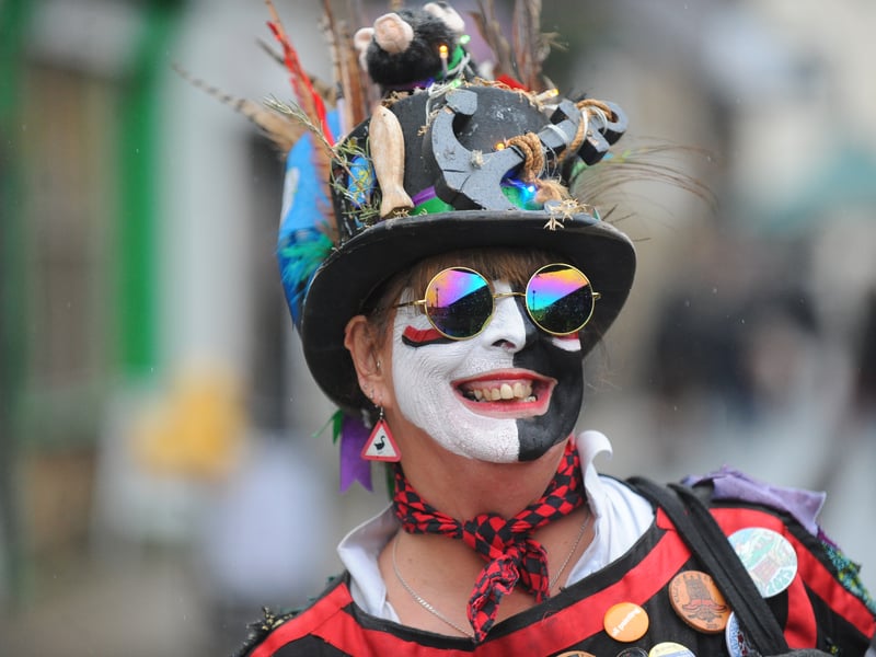 Wharfedale Wayzgoose Border Morris at the fayre.