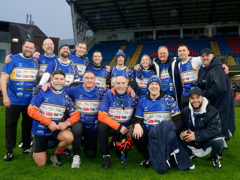 The team celebrated the end of the seven-day challenge.