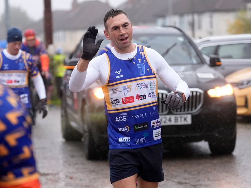 It was a wet final leg.