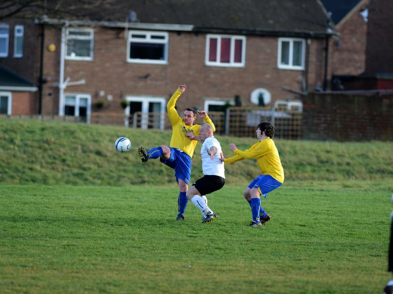 The New Derby team in white was taking on Sandhills at the Tay Road pitches in Sunderland in 2014.