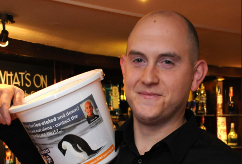 Chris Fullard was offering free food and hospitality for a charity event at the New Derby pub in 2010.