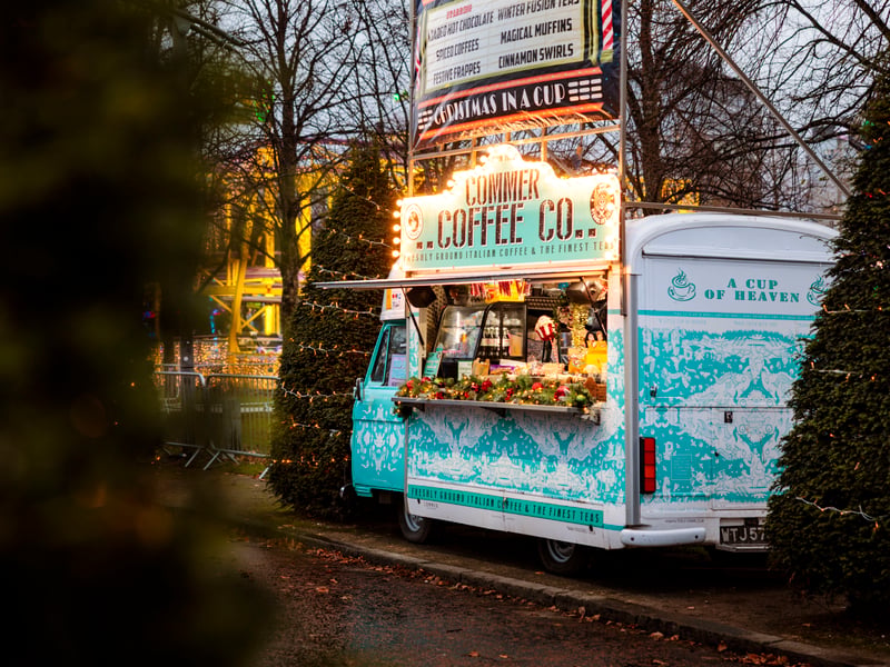 There are a range of stalls across the site. As well as this, there are classic rides are up and running, from the 35 metre high observation wheel to the Venetian Flying Chairs, alongside new additions like the hang-time ride, Air. Families can catch festive theatre shows under the 32-metre-high Big Top including Cinder’s Fella, a laugh-a-minute mini pantomime.