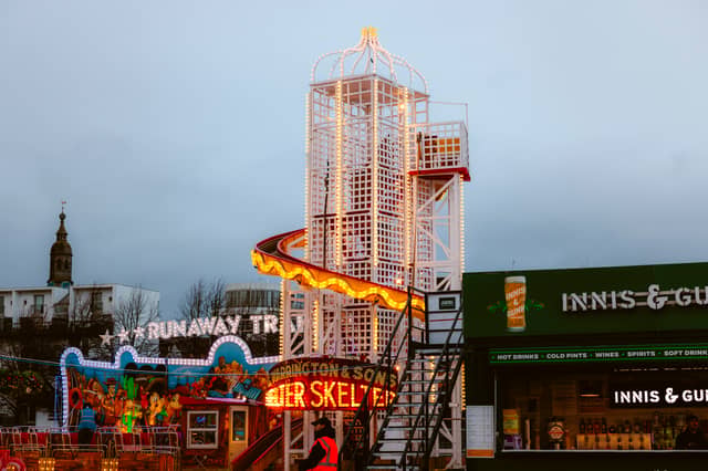 Winter Wonderland has taken over a huge stretch of Glasgow Green this year, replacing the city centre set-up of previous years with a bigger, bustling open space full of food stalls, festive rides, attractions and entertainments.