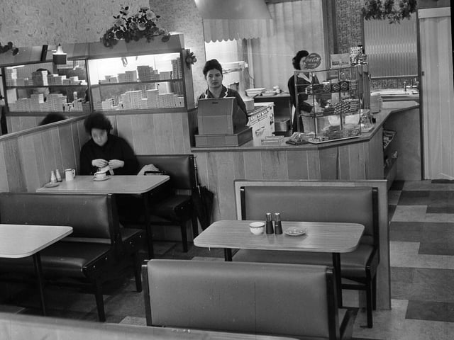 Cafe Marie on Dalry Road in November 1963.
