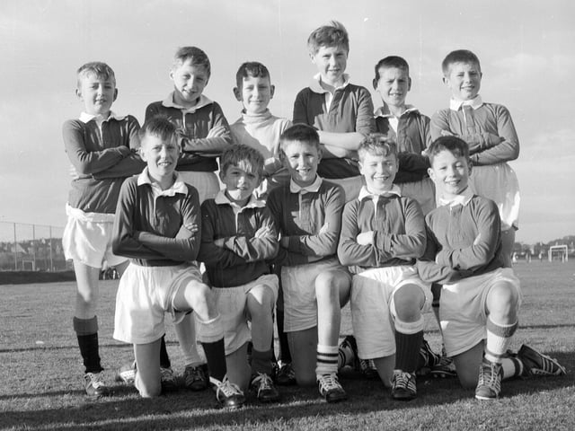 Dalry primary school football team in 1963.