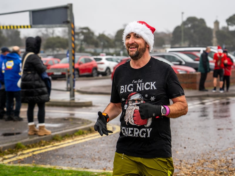 People braved the weather to take part in the Gosport Rotary Club's Christmas Pud 5k at Stokes Bay this weekend. 

Pictured: People taking part in the fun run. 


Picture: Alec Chapman