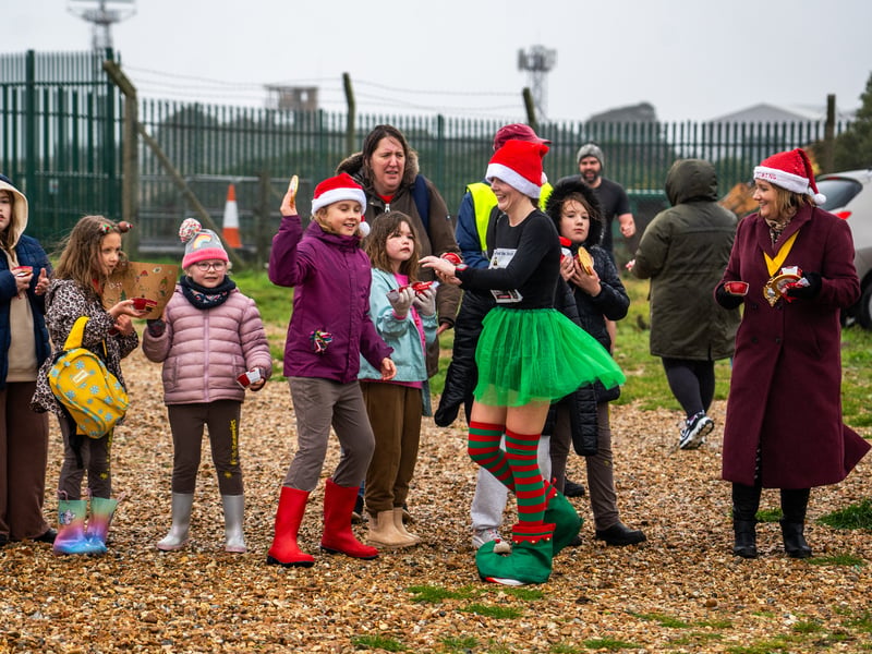 People braved the weather to take part in the Gosport Rotary Club's Christmas Pud 5k at Stokes Bay this weekend. 

Pictured: People taking part in the fun run. 


Picture: Alec Chapman