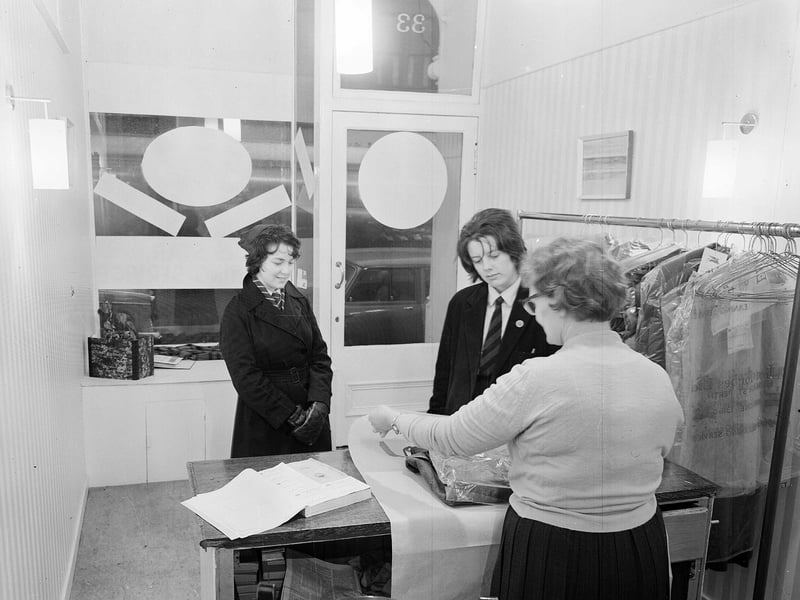 Elliot Forbes Dry Cleaning shop at Dalry Road in January 1963.