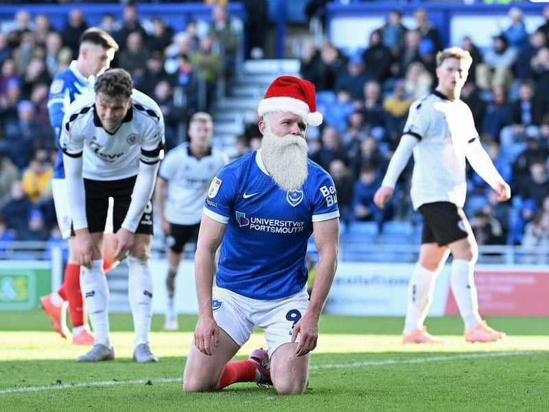 Clue: Thus current Pompey player might have a new pair of shooting boots on his Christmas wish list.